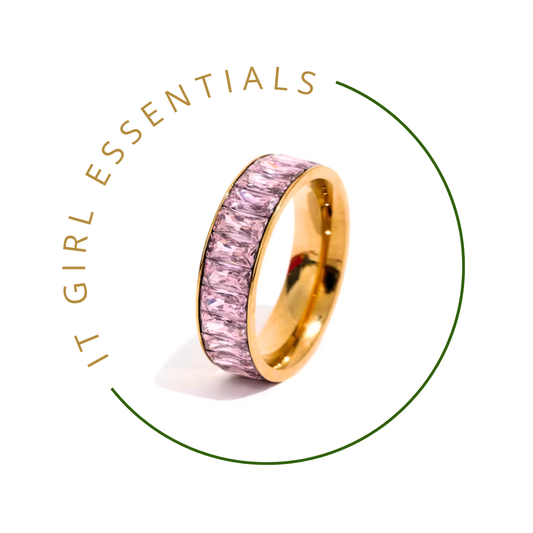 Rosy Zirconia Ring